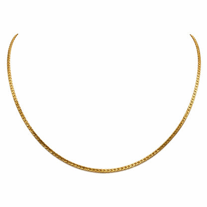 "S. Lind" gold-plated chain