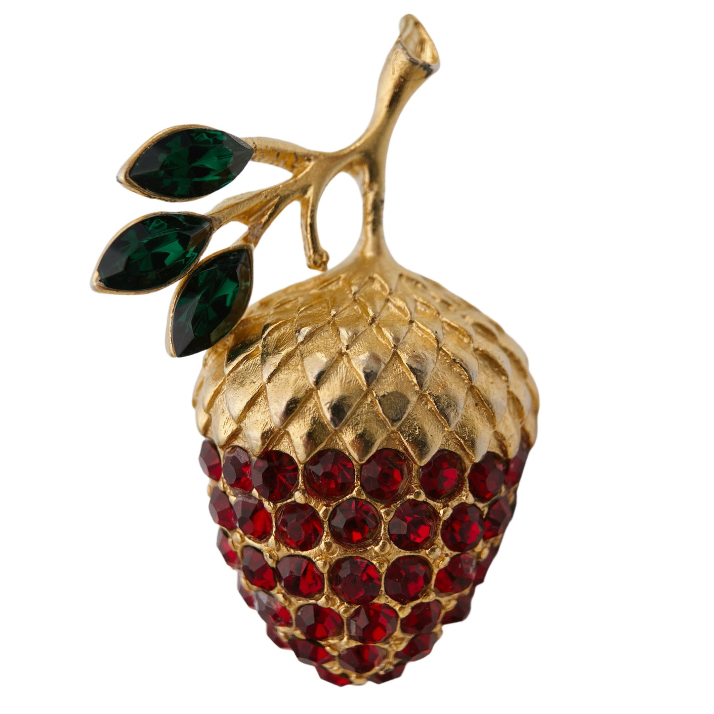 Vintažinė sagė su kristalais