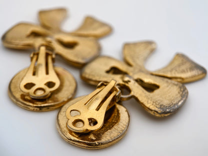 Vintažiniai auskarai klipsai