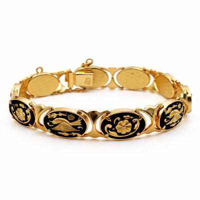 Vintažinė Damaskino apyrankė