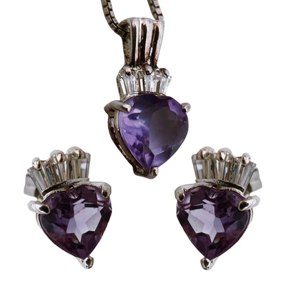 Sidabro vėrinys ir auskarai