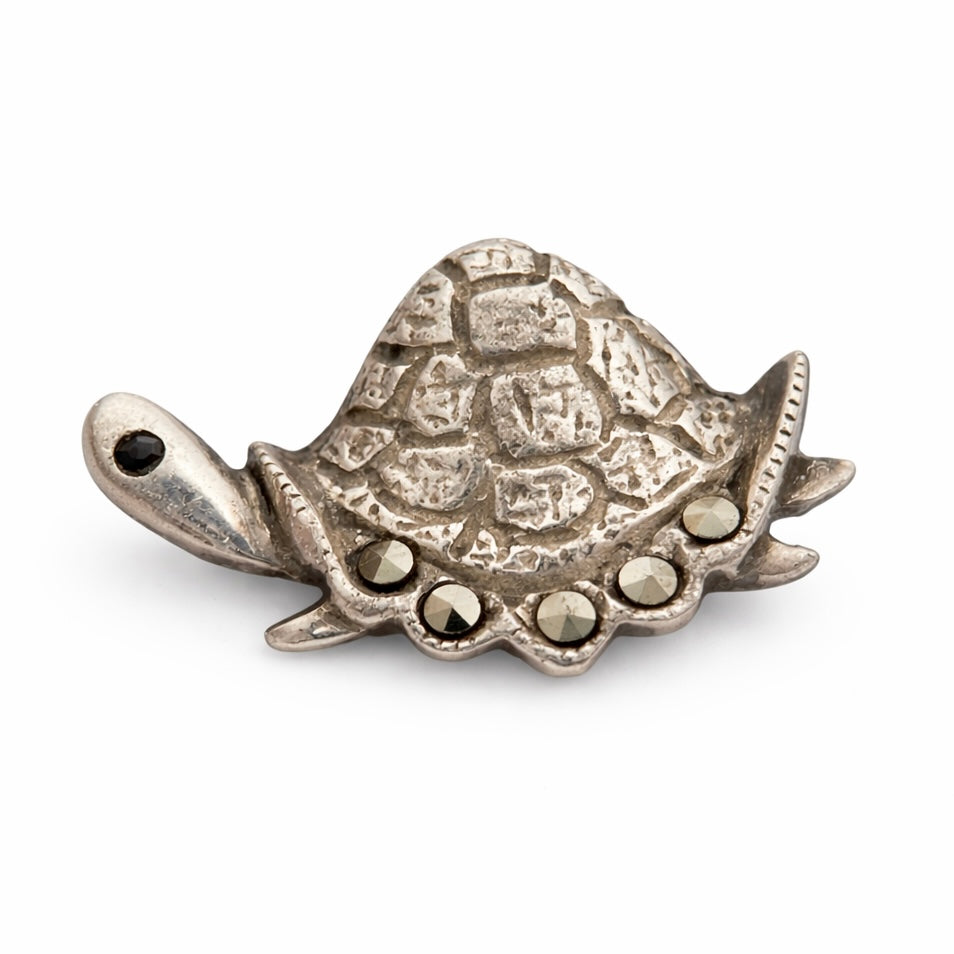 Sidabro sagė su markazitais