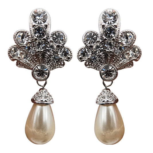 “Michaela von Habsburg” clip-on earrings