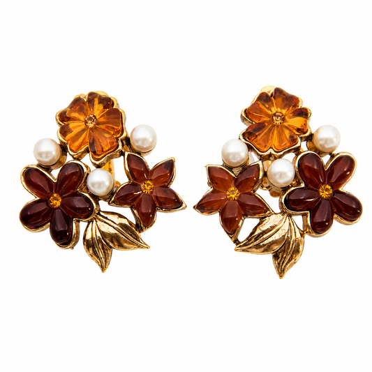 “Nina Ricci” auskarai klipsai