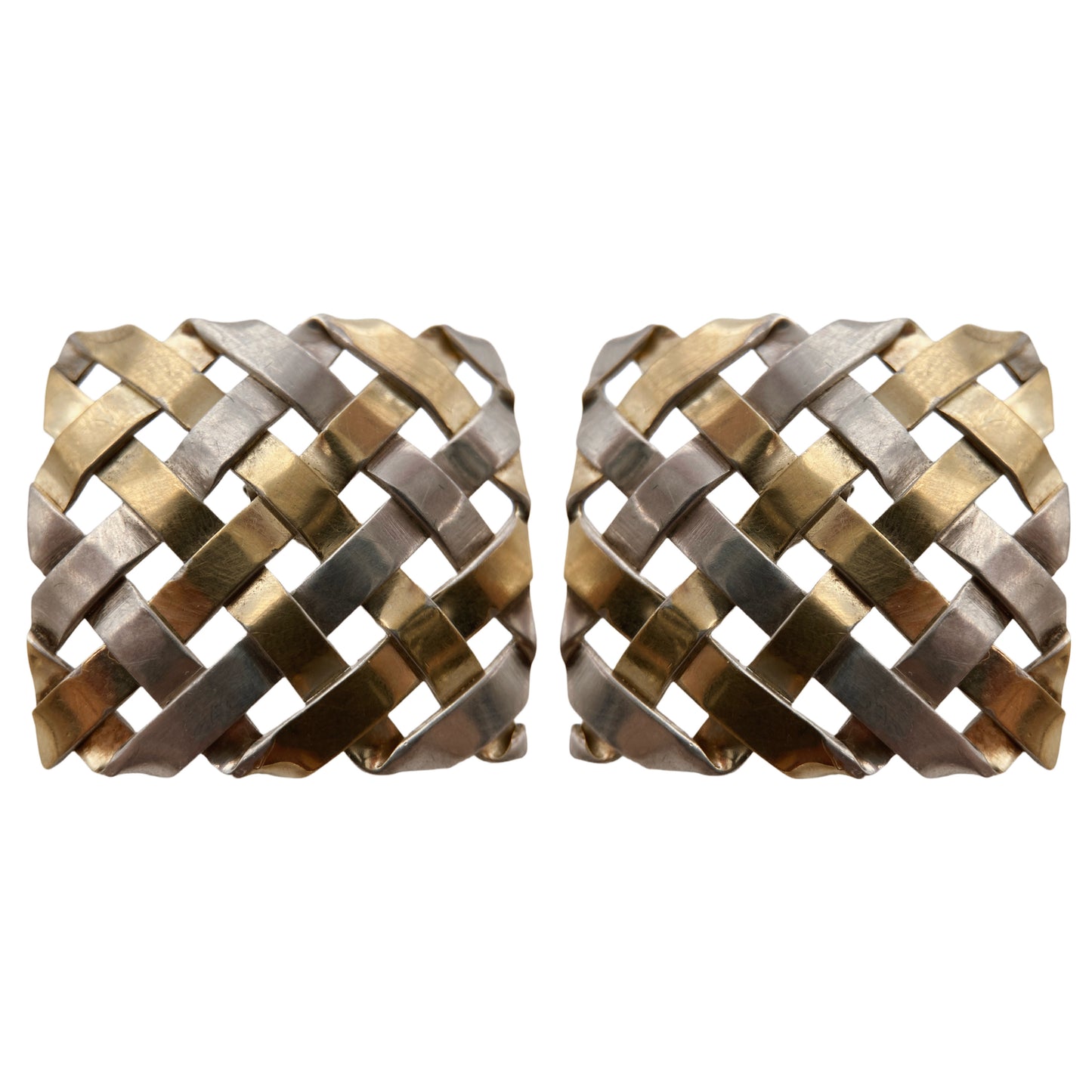 Gabriel Ofiesh silver and gold earrings
