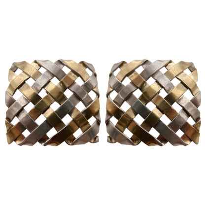Gabriel Ofiesh silver and gold earrings