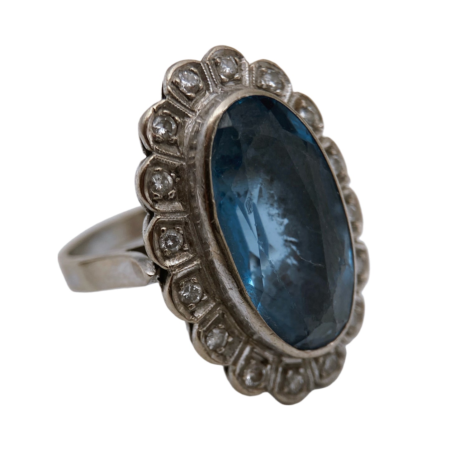 Retro sidabro žiedas