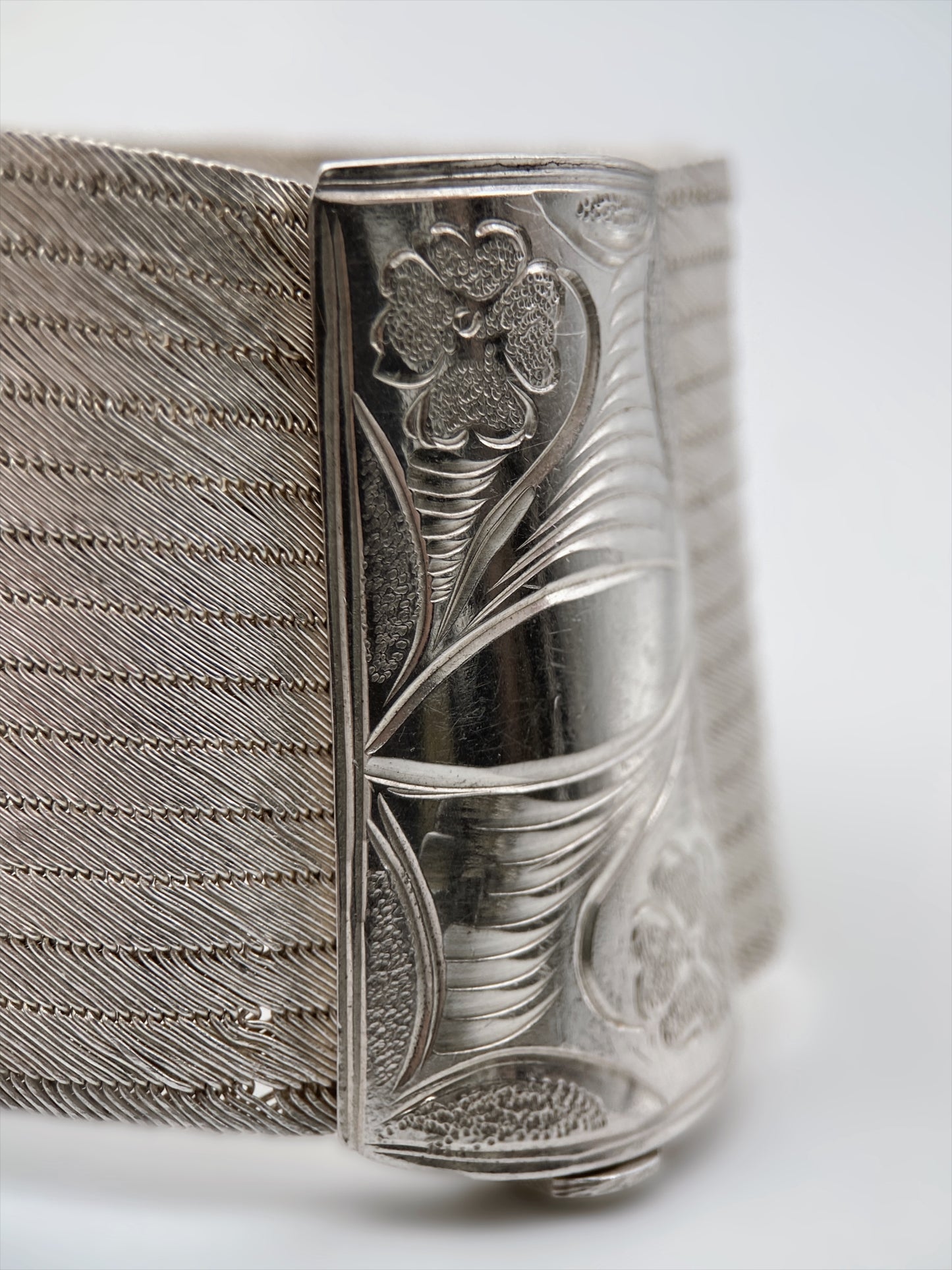 Antikvarinis sidabro papuošalų komplektas