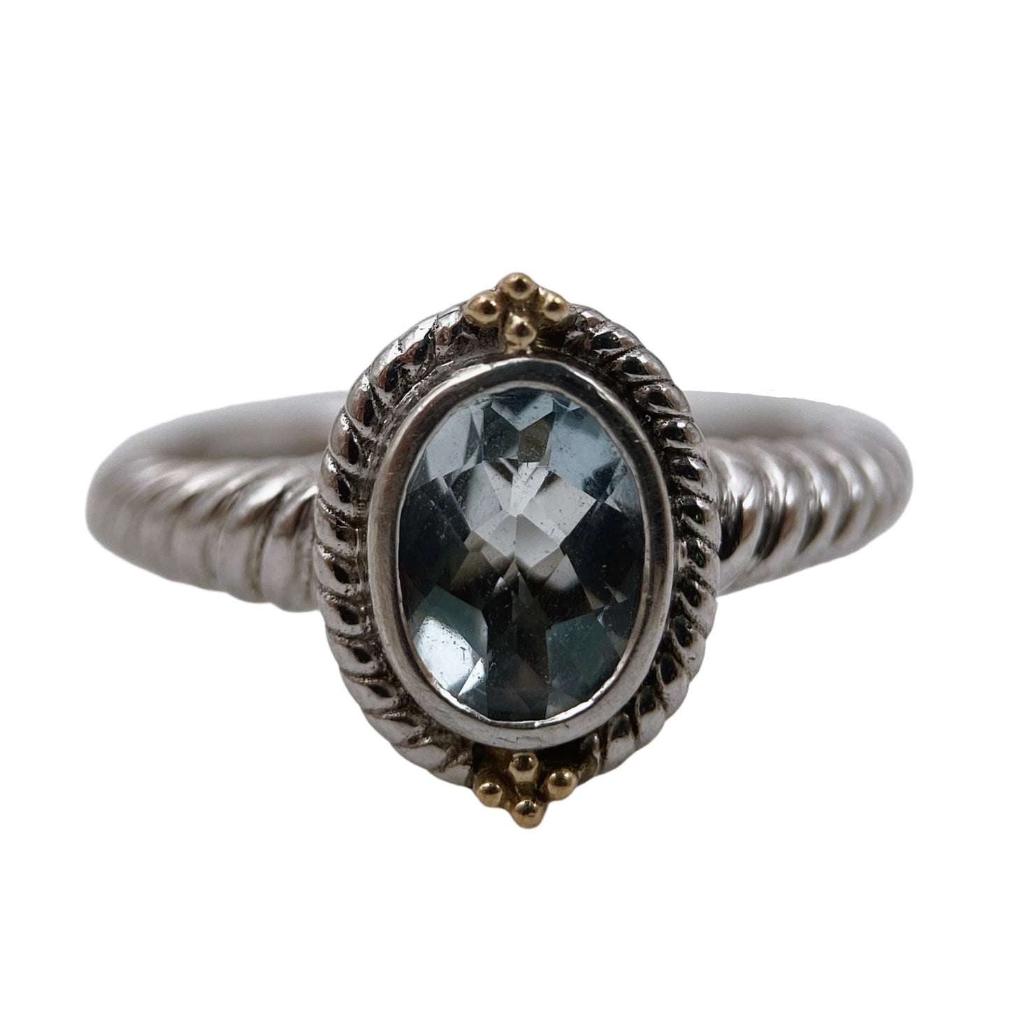 “Colore | SG” sidabro ir aukso žiedas