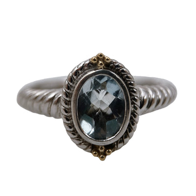 “Colore | SG” sidabro ir aukso žiedas