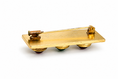Vintažinė prancūziška Art Deco stilaus sagė