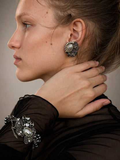 Retro "Original by Robert" bracelet and clip-on earrings