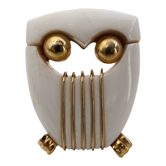 “Crown Trifari” paauksuota sagė