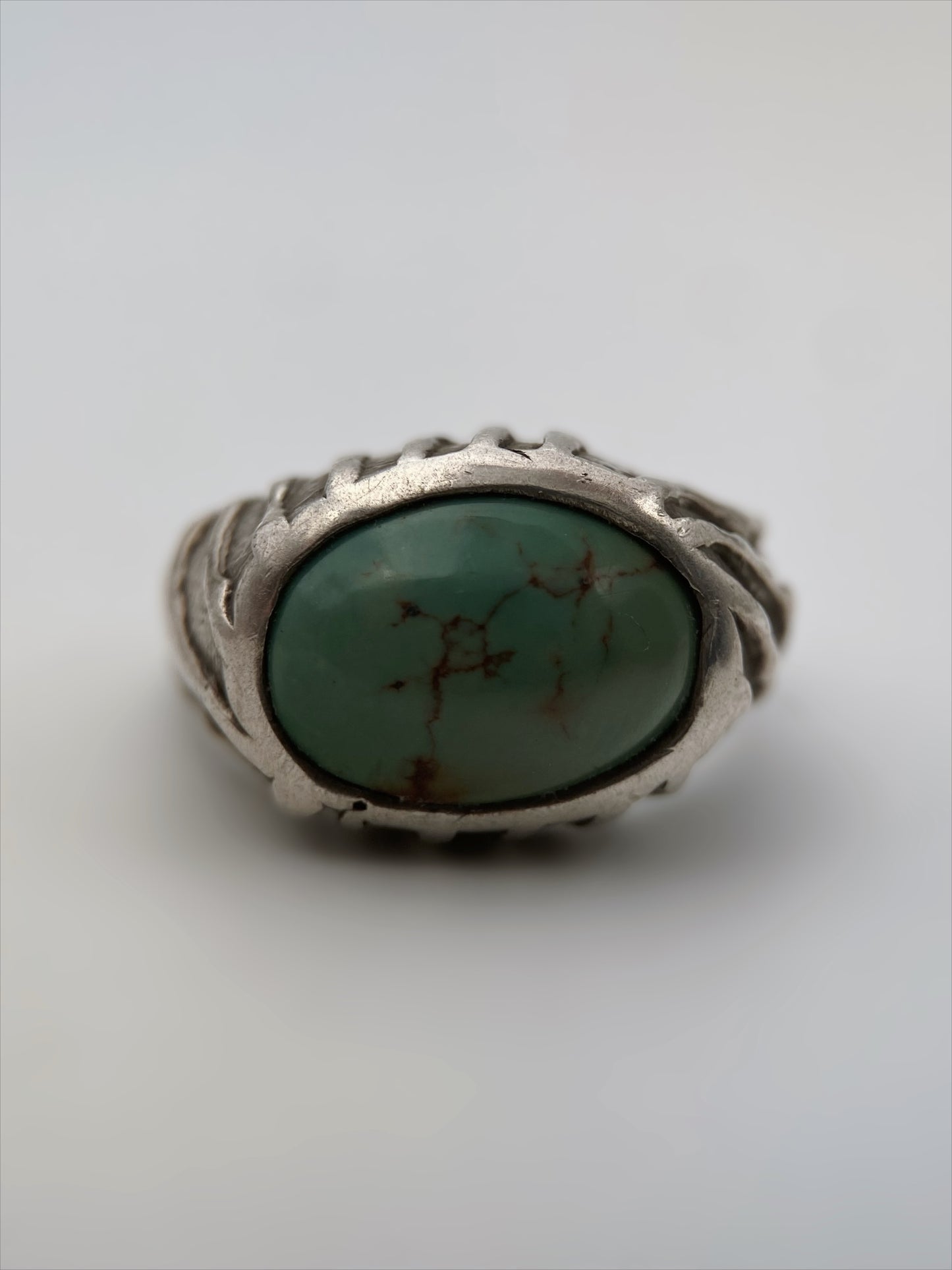 Sidabro žiedas su turkio akmeniu