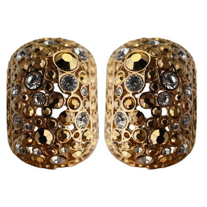 “St. John” clip-on earrings