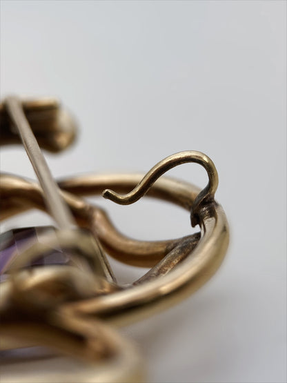 Sagė / pakabukas su stiklo kristalu