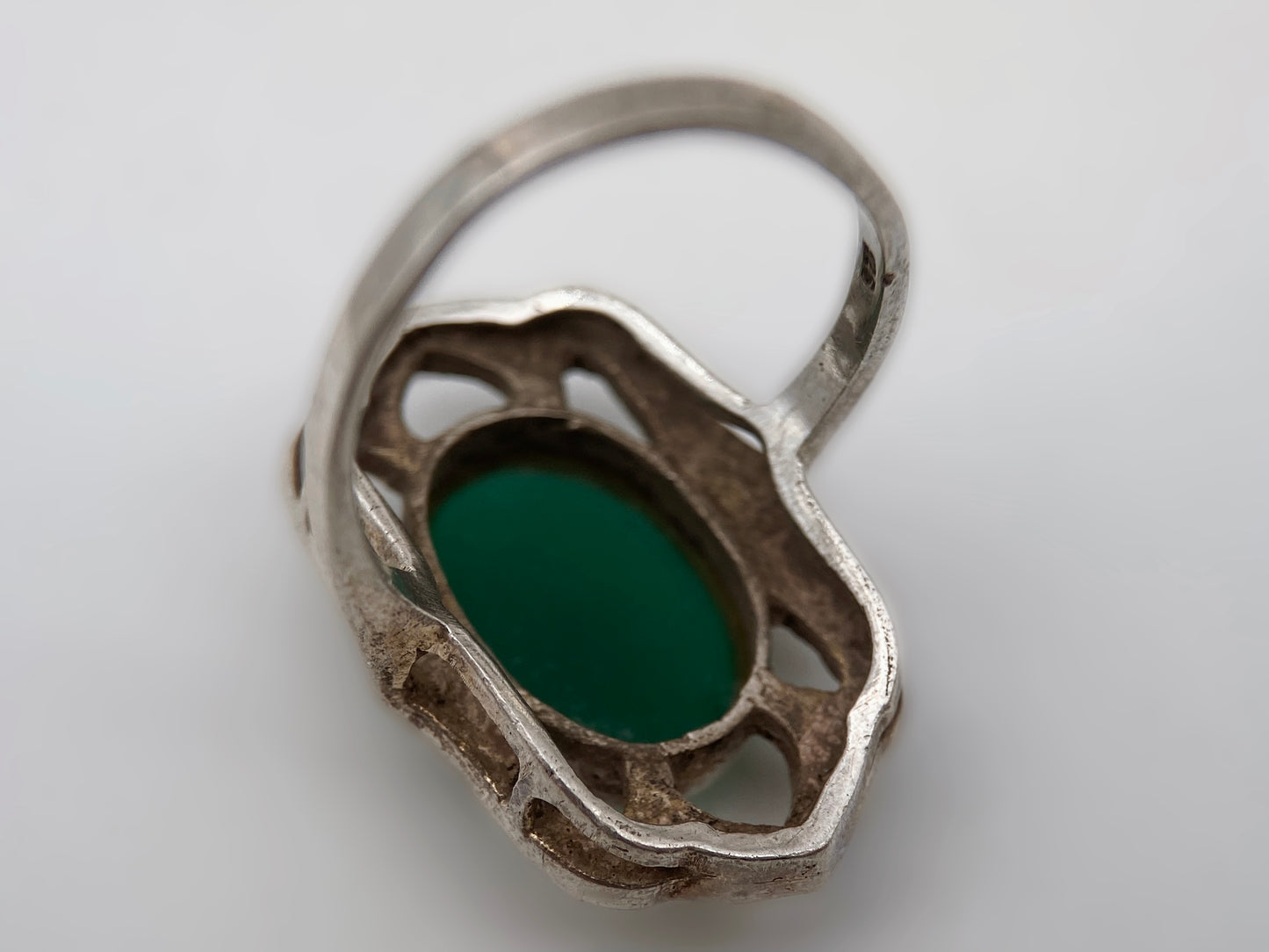 Art Deco sidabro žiedas