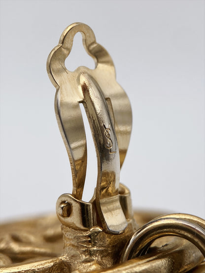 “Yves Saint Laurent” auskarai klipsai