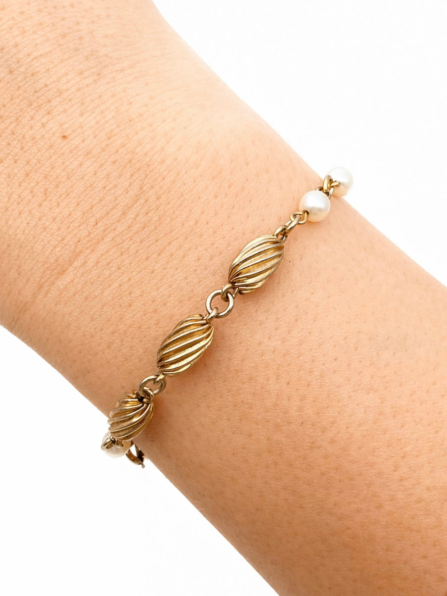 Retro “Winard” gold-plated bracelet